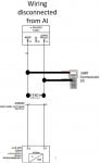 HART communicator connected, wiring disconnected from AI.JPG