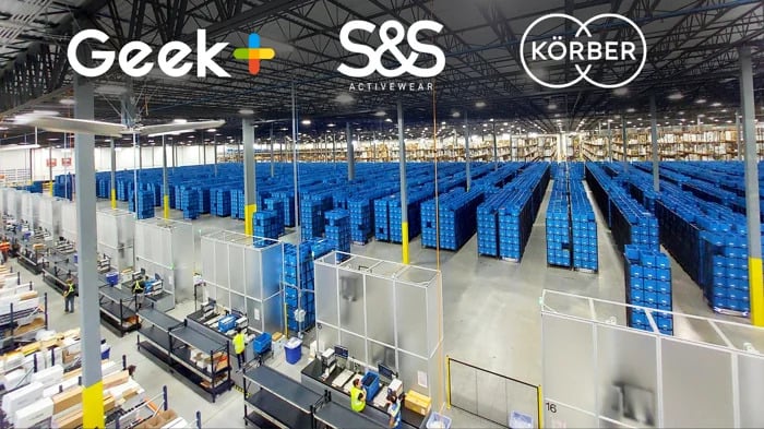 S&S Activewear will deploy Geekplus’s robotic solutions in three facilities across America