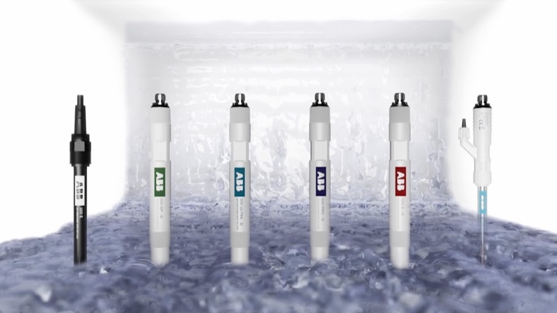 The pH sensor family has a different design and color-code for different applications.