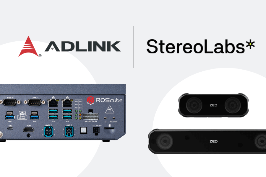 StereoLabs’ ZED X series cameras can now be integrated with Adlink’s ROScube-X robotics controller