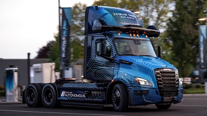 Daimler's new autonomous eCascadia 