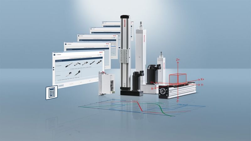 Users can utilize Bosch Rexroth’s LinSelect tool to configure the EMC-HP online before placing an order
