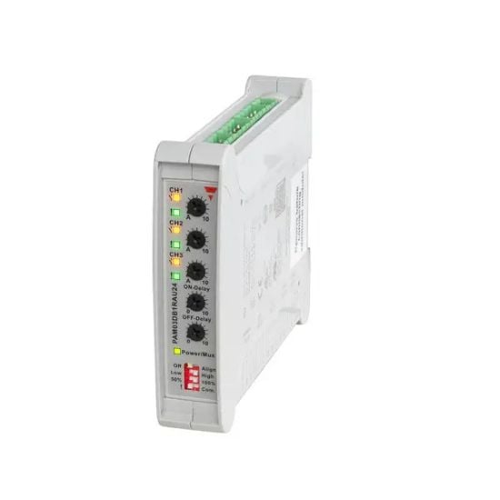 Up to 30 sensor sets can be multiplexed with PAM03 photoelectric amplifier modules