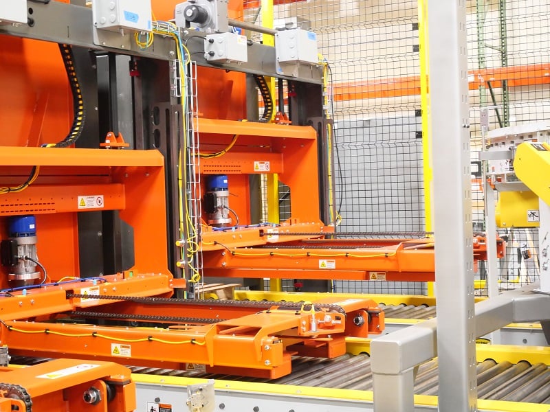  Figure 5. Outfeed route where the pallets are removed from the robot loading zone. Image used courtesy of Control.