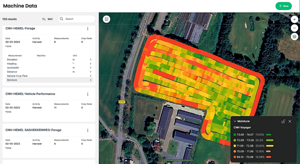 CNH equipment users can now access data via the CropX system