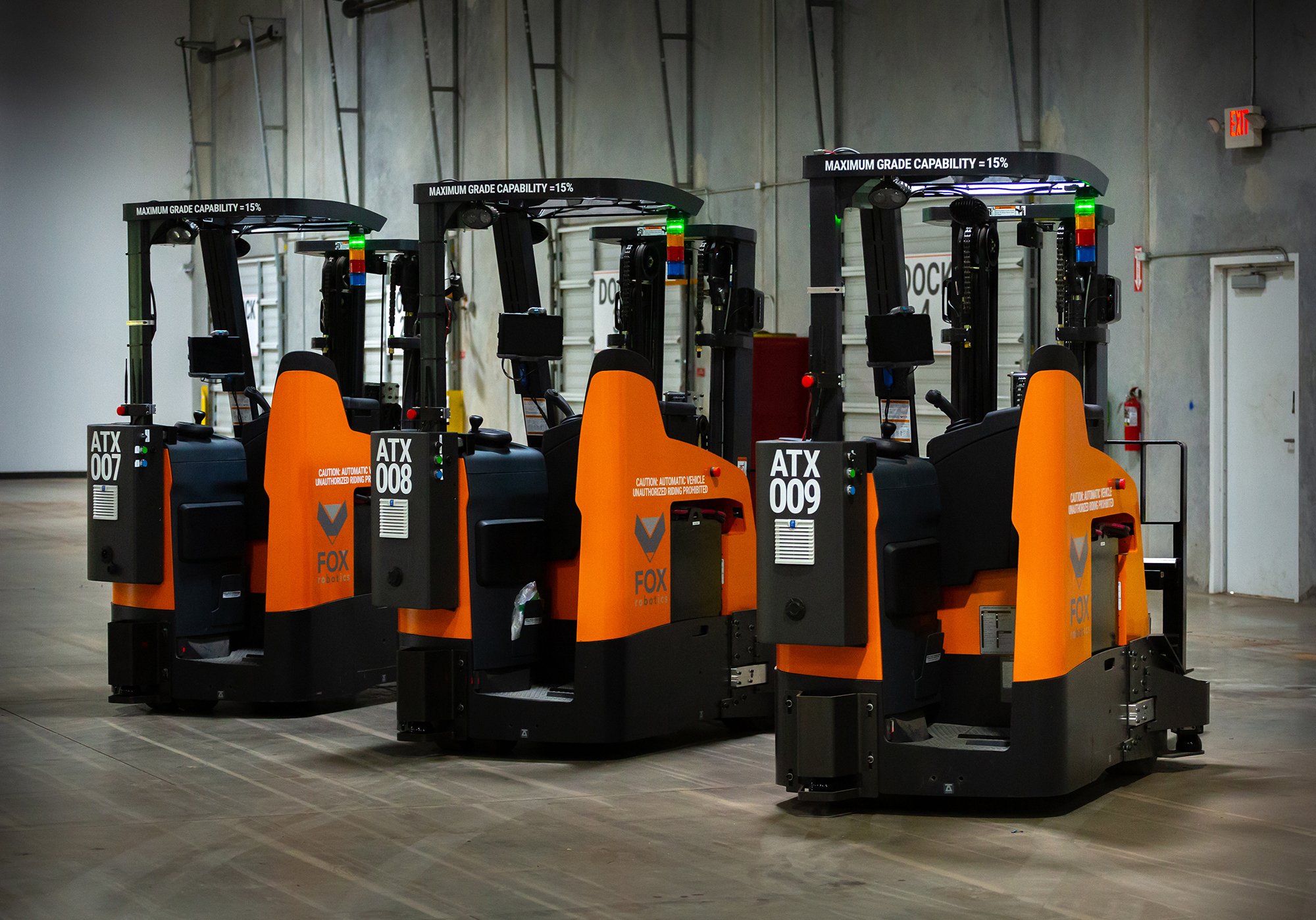 Fox Robotics’ autonomous forklift, the FoxBot, will now operate in four Walmart distribution centers