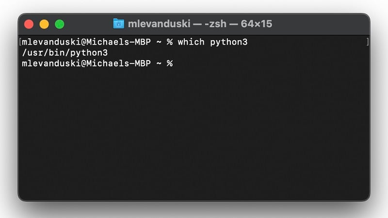 Python executable file location