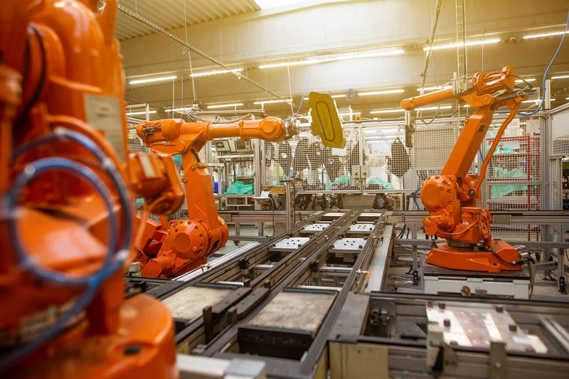Networked robot factory
