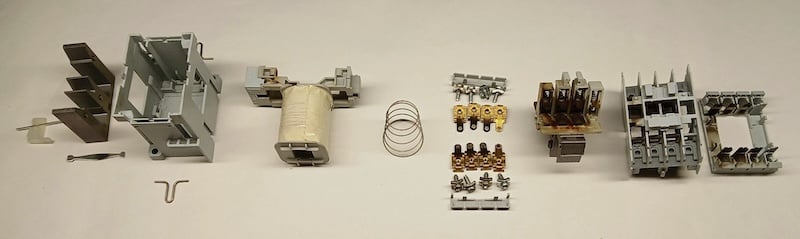  Figure 5. Sub-components of a C-100 series contactor.