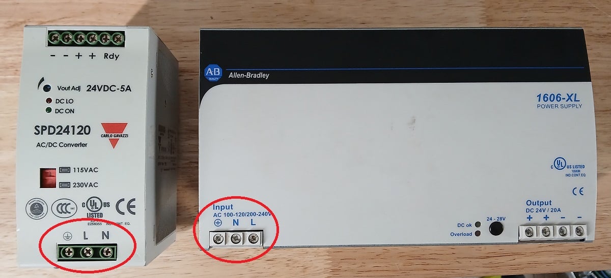 Power supplies can be tested with a volt meter.