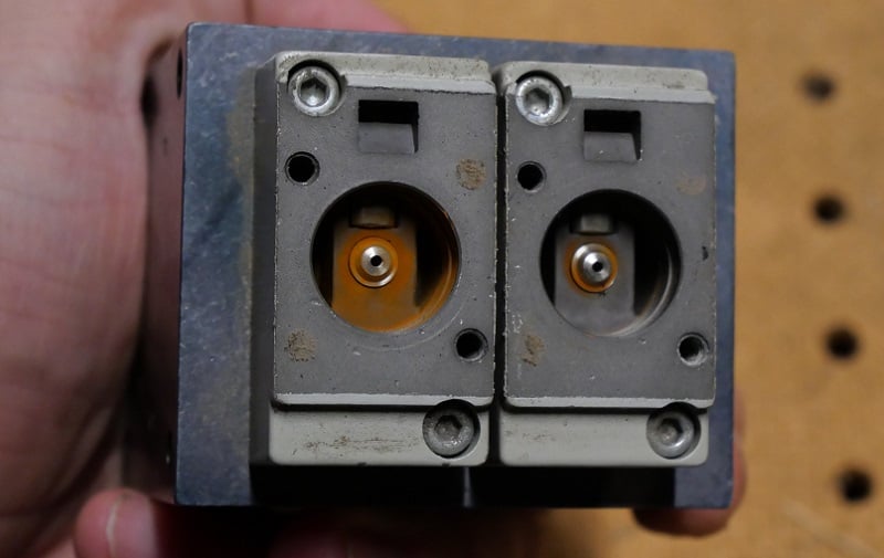 Rust inside an old solenoid valve
