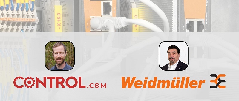  Figure 1. Control.com’s Director of Engineering Content and Pete Tecos, Director of Data Centers and Energy at Weidmuller.