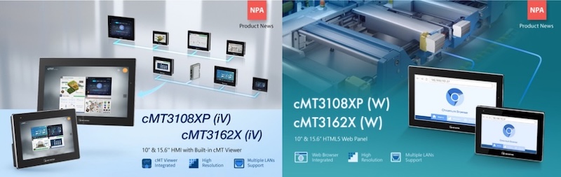 Weintek expands its CMTX series HMIs with new models.