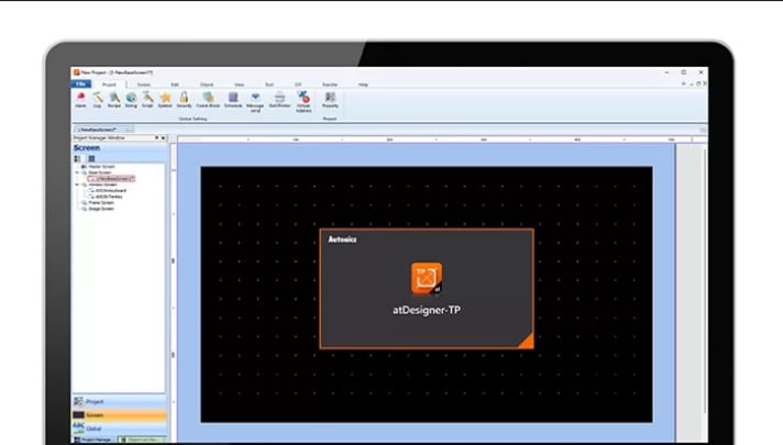 AtDesigner-TP software for monitoring projects, designing, and simulating tools.
