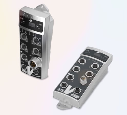 Balluff’s BIS V multi-frequency RFID processors feature four ports with independent parameter setup for linking four readers.