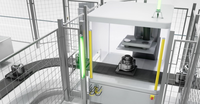 The new light offers high visibility and glare-free signaling in industrial settings.