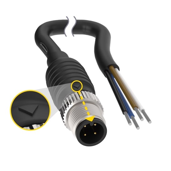 The new 18 AWG Cordset for distributed industrial setups.