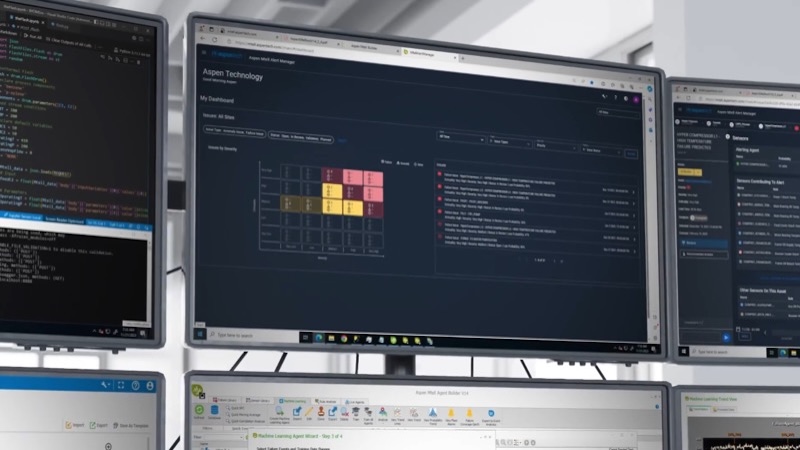 Aspen Mtell alert management assesses risks and recommends corrective actions to improve the efficiency of enterprise maintenance workflows.
