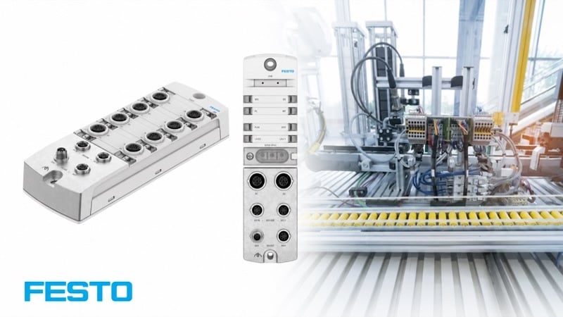 Festo has expanded its CPX-AP-I series with the new CPX-AP-I-16DIO and a CPX-AP-I bus node.