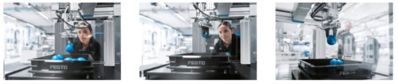 AI-based gripping enables robots to automatically identify and handle various products.
