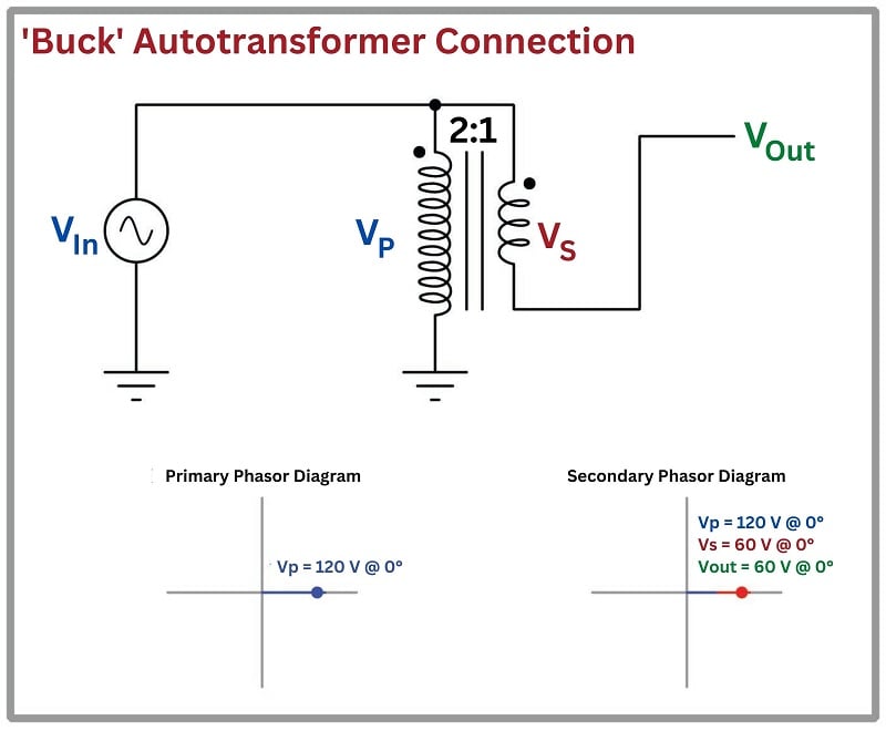 Buck converter connection diagram