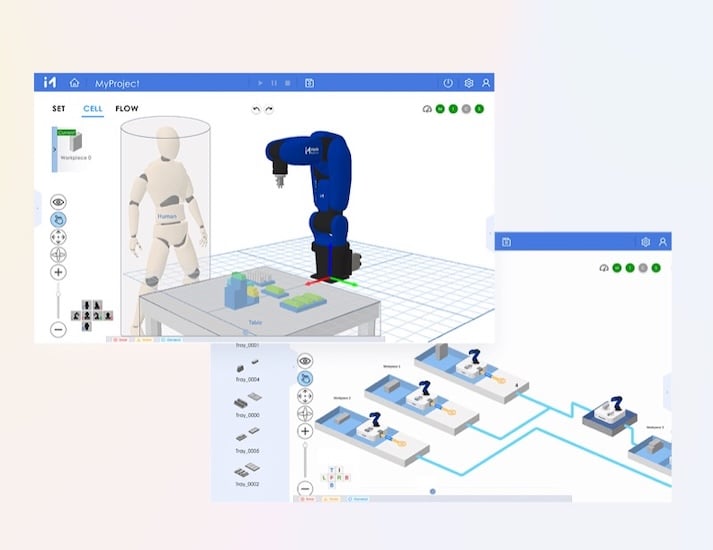 Customers can leverage Mantis’ no-code virtual developer environment to build robotic applications using auto-code generation, real-world modelling, and no CAD required.