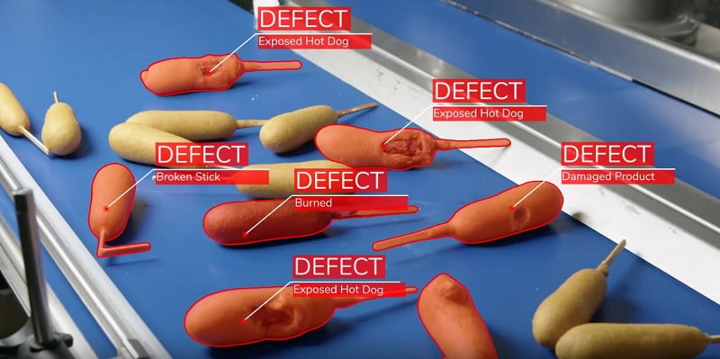  Figure 2. Each characteristic is measured, but then defects must be evaluated based on the data.