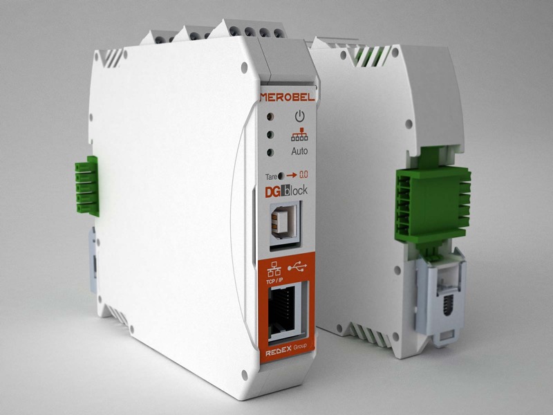 The DG-Block: compact size and easy to configure.