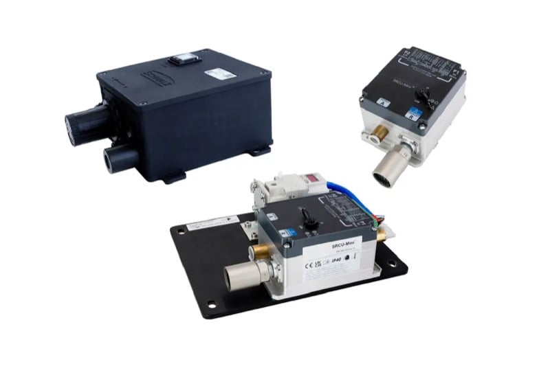 The SRCU Basic control module allows operators to manually adjust grip pressure while providing integrated pressure monitoring and protection for soft-gripping applications.