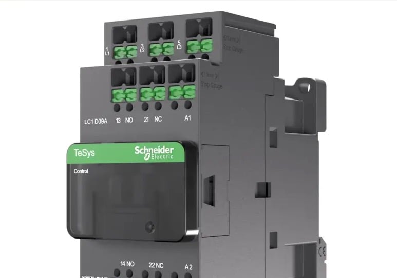 While Schneider’s TeSys Deca contactor provides the