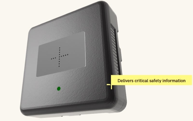 A 3D, ultrasonic sensor weighing under 100 g provides users with a range precision of 2 cm and a max power consumption of 5 W.