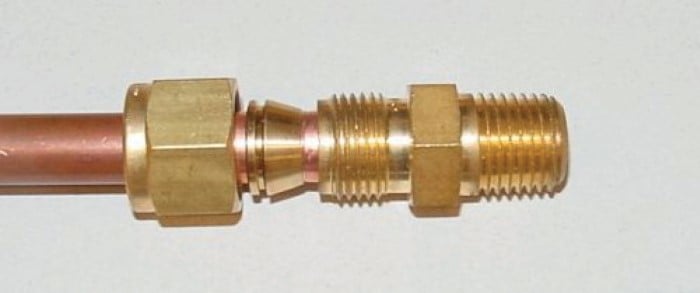 the nut cover the ferrule components