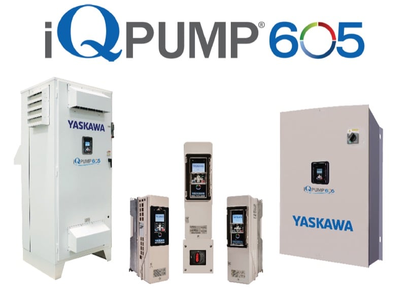 The iQpump605 drive lineup offers multiple enclosure options, from compact IP20 units to outdoor-rated UL Type 3R models, to suit nearly any installation.