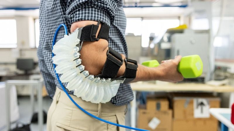 Pneumatically Actuated Exoskeleton Aims To Reduce Workplace Injuries - News