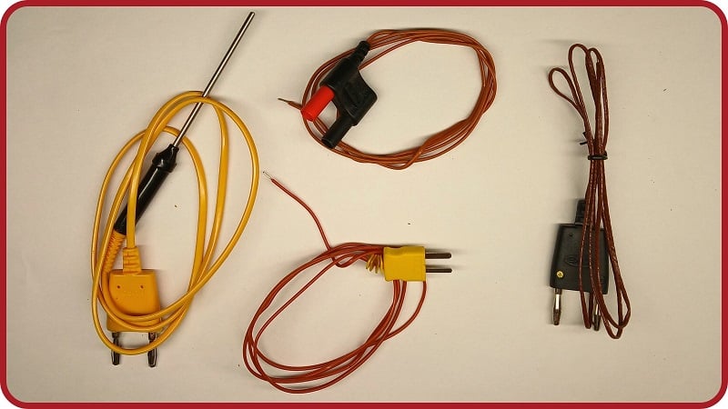 Thermocouples detect temperature by using the voltage generated at the junction of two different metals, useful for process sensing and data acquisition.
