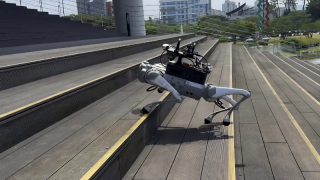 A Quadruped Robot That Sees, Decides, and Adapts in Real Time
