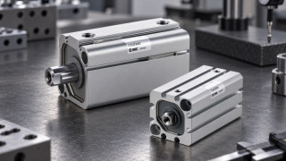 SMC Expands CQE Compact Cylinder Series with Higher Output Design