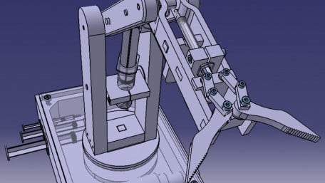 Parametric Modeling in CATIA CAD Software for Process Optimization