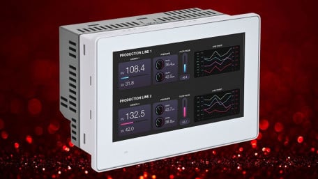 IDEC’s Integrated PLC and HMI has a Smaller Footprint and Less Complexity