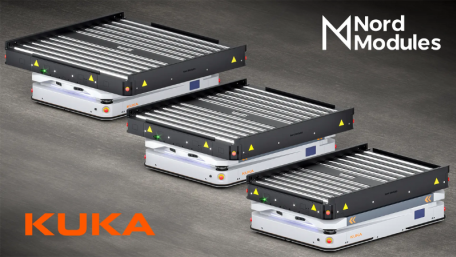 Nord Modules Supports KUKA AMRs With Top Modules for Pallet Handling