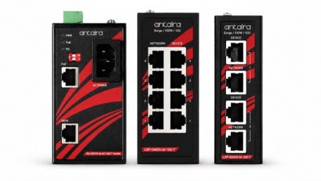 Antaira Boosts Industrial PoE Networks With Power and Protection