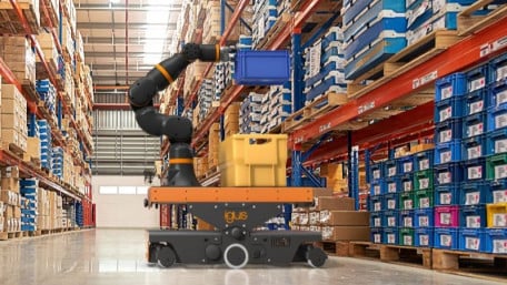 A ReBeL Without the Cost: igus Drops Low-Cost AGV With Integrated Cobot