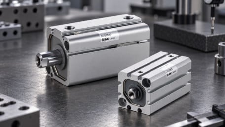 SMC Expands CQE Compact Cylinder Series with Higher Output Design