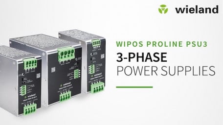 Compact WIPOS PSU3 Delivers Boost Power for Control Panels