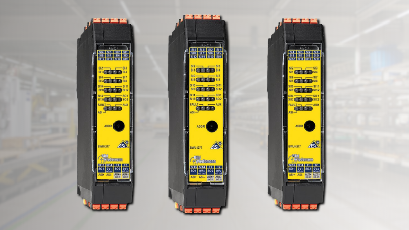 Bihl+Wiedemann Releases Configurable ASi-5 Safety I/O Module 